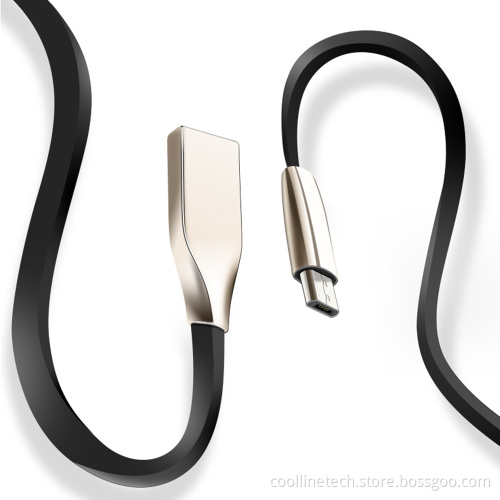 Zinc Alloy USB Cable, USB A to Lightning Cable / Micro USB Cable / Type C Cable, Fast Charging and Data Sync USB Cable